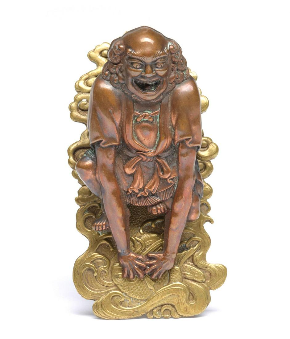 A JAPANESE ONI DEMON FIGURE LETTER CLIP 1880-1910 (1 of 11)