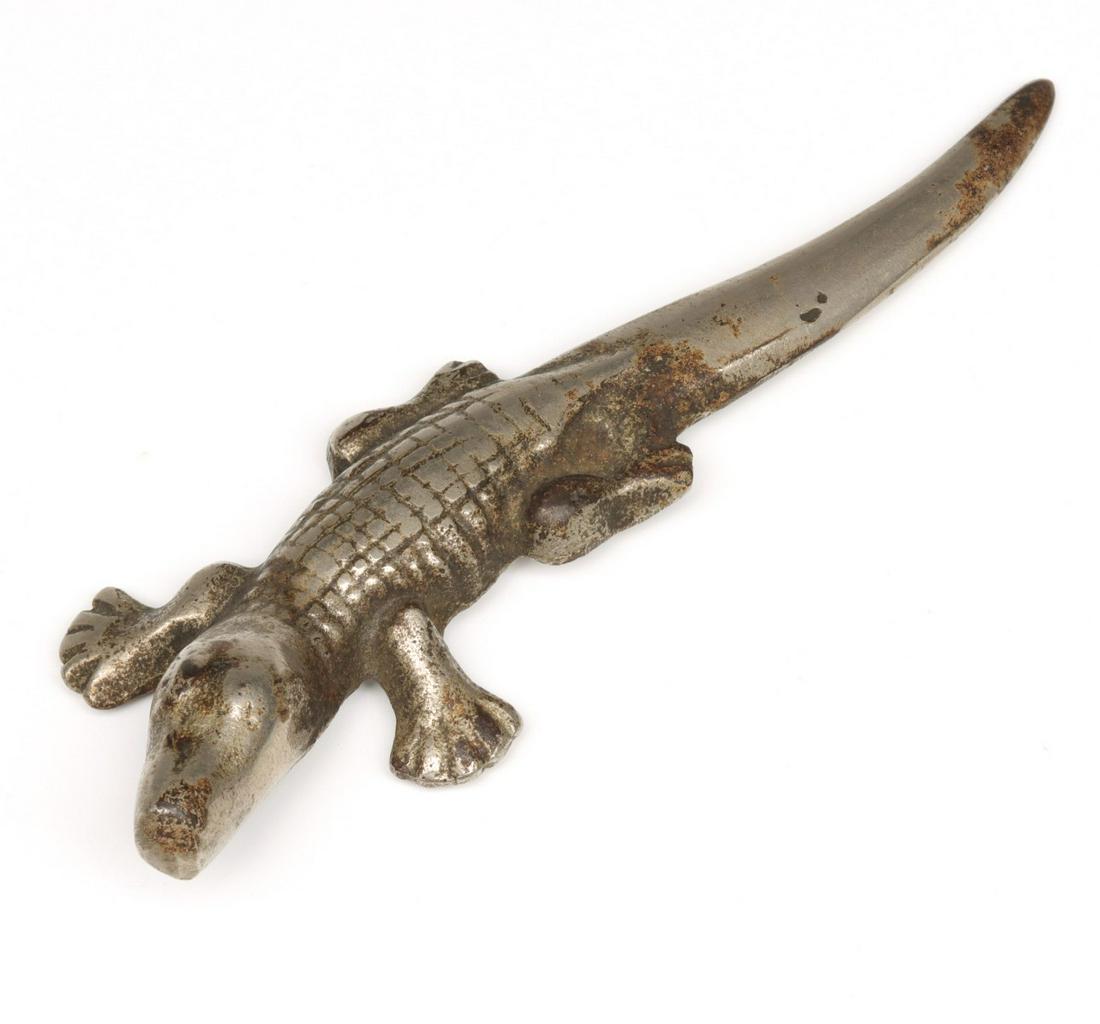 MASCOT STOVE CHATTANOOGA IRON ALLIGATOR LETTER OPENER: Measures 5.25 inches long. Be aware that internet sales tax applies to all Internet transactions and local sales tax may apply to local pick-up transactions. We happily provide seamless in-house packi