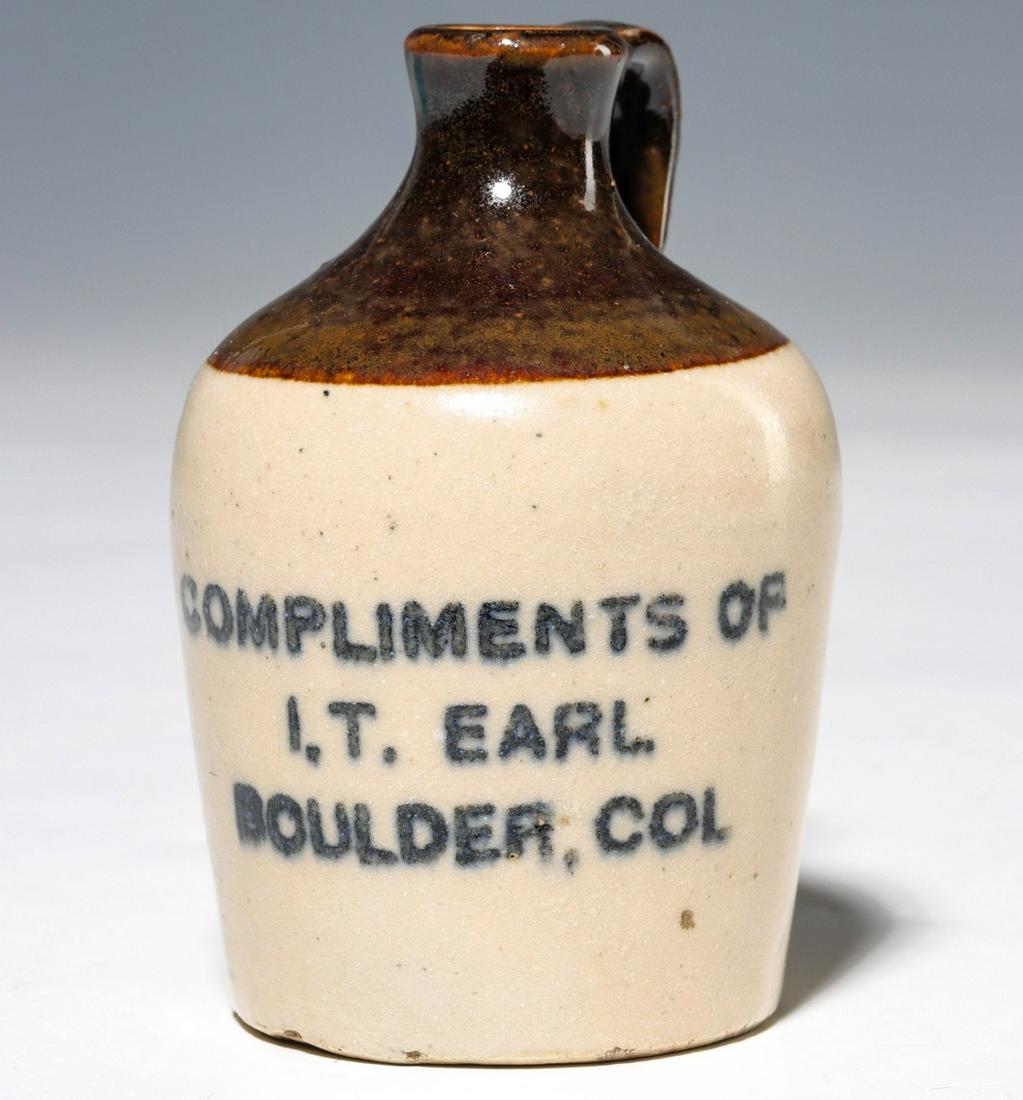 BOULDER COLORADO STONEWARE MINI JUG (1 of 6)