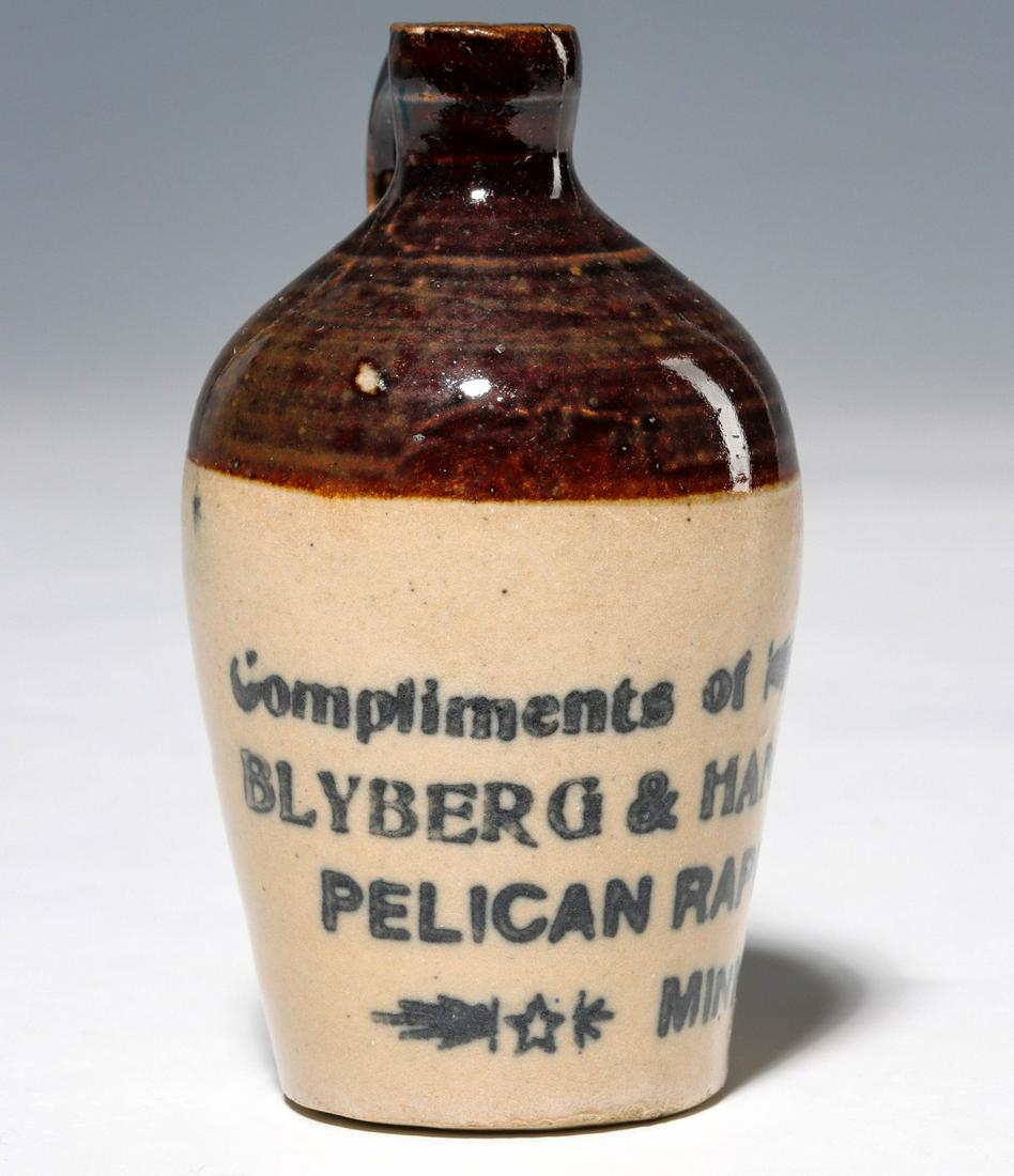 PELICAN RAPIDS MINNESOTA STONEWARE MINI JUG (1 of 6)