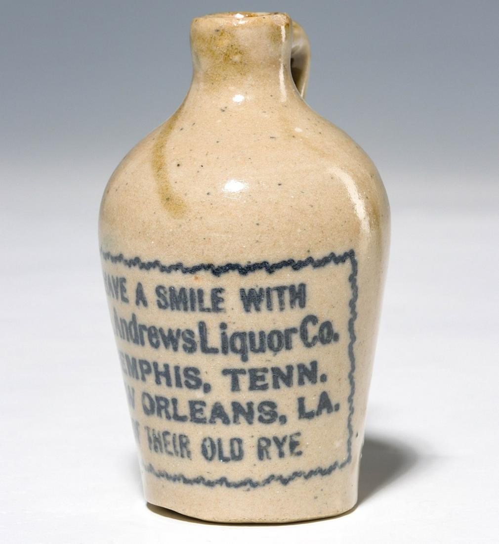 NEW ORLEANS AND MEMPHIS LIQUOR STONEWARE MINI JUG (1 of 6)