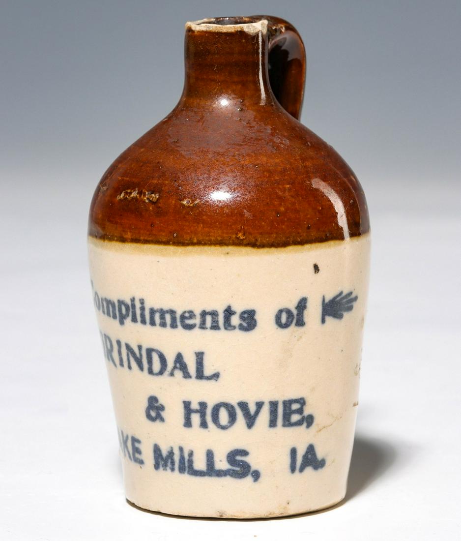 LAKE MILLS IOWA STONEWARE MINI JUG: Be aware that internet sales tax applies to all Internet transactions and local sales tax may apply to local pick-up transactions. We happily provide seamless in-house packing and shipping services on