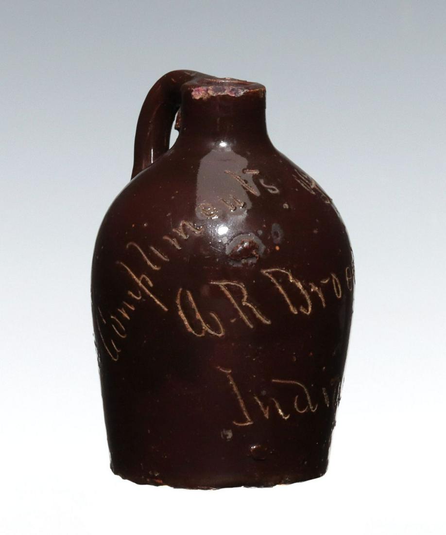 INDIANAPOLIS INDIANA STONEWARE MINI JUG (1 of 10)