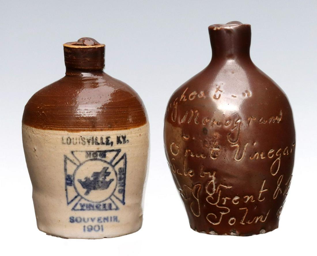 LOUISVILLE AND POLIN KENTUCKY STONEWARE MINI JUG (1 of 16)