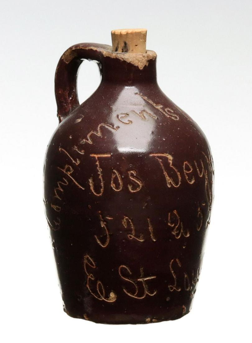 EAST ST LOUIS MISSOURI STONEWARE MINI JUG (1 of 11)