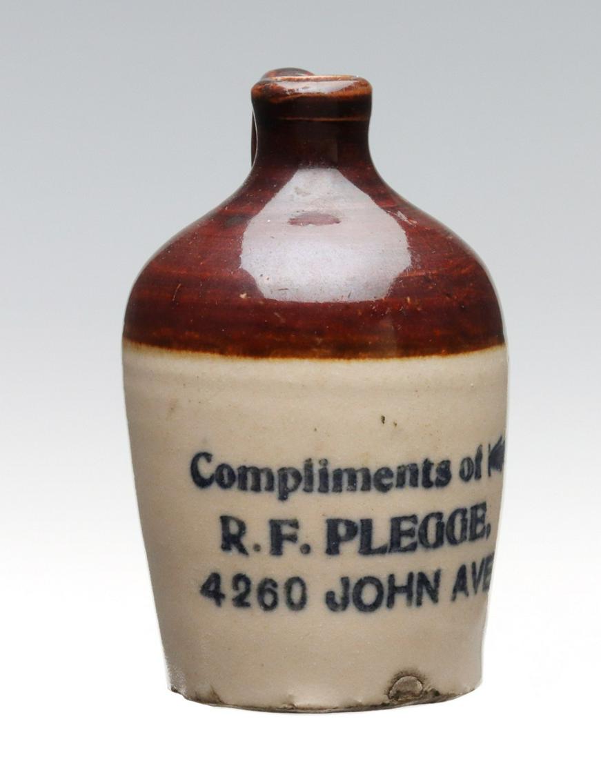 R. F. PLEGGE MINIATURE JUG 4260 JOHN AVE. (1 of 9)