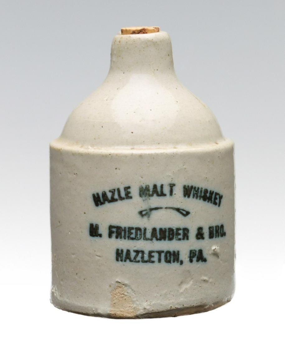 HAZLETON PENNSYLVANIA STONEWARE MINI JUG (1 of 10)