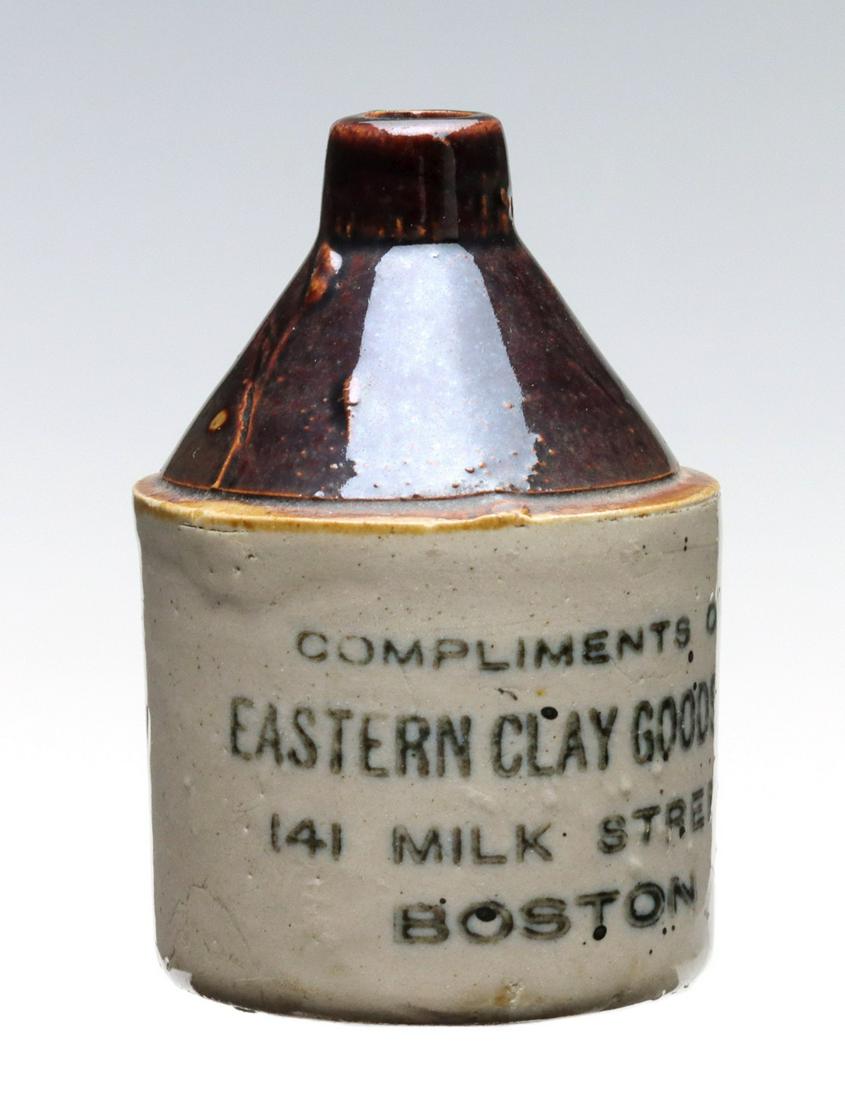 EASTERN CLAY GOODS BOSTON MASS STONEWARE MINI JUG (1 of 10)
