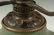 TIFFANY STUDIOS HAMPSHIRE POTTERY LEADED LAMP SIGNED - 10