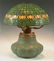 TIFFANY STUDIOS HAMPSHIRE POTTERY LEADED LAMP SIGNED