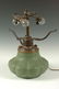 TIFFANY STUDIOS HAMPSHIRE POTTERY LEADED LAMP SIGNED - 3