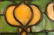 TIFFANY STUDIOS HAMPSHIRE POTTERY LEADED LAMP SIGNED - 6