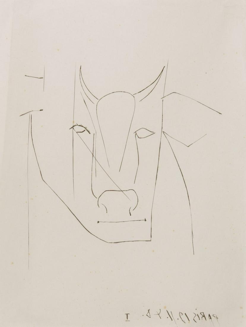 AFTER PABLO PICASSO (1881-1973) AQUATINT ETCHING (1 of 9)