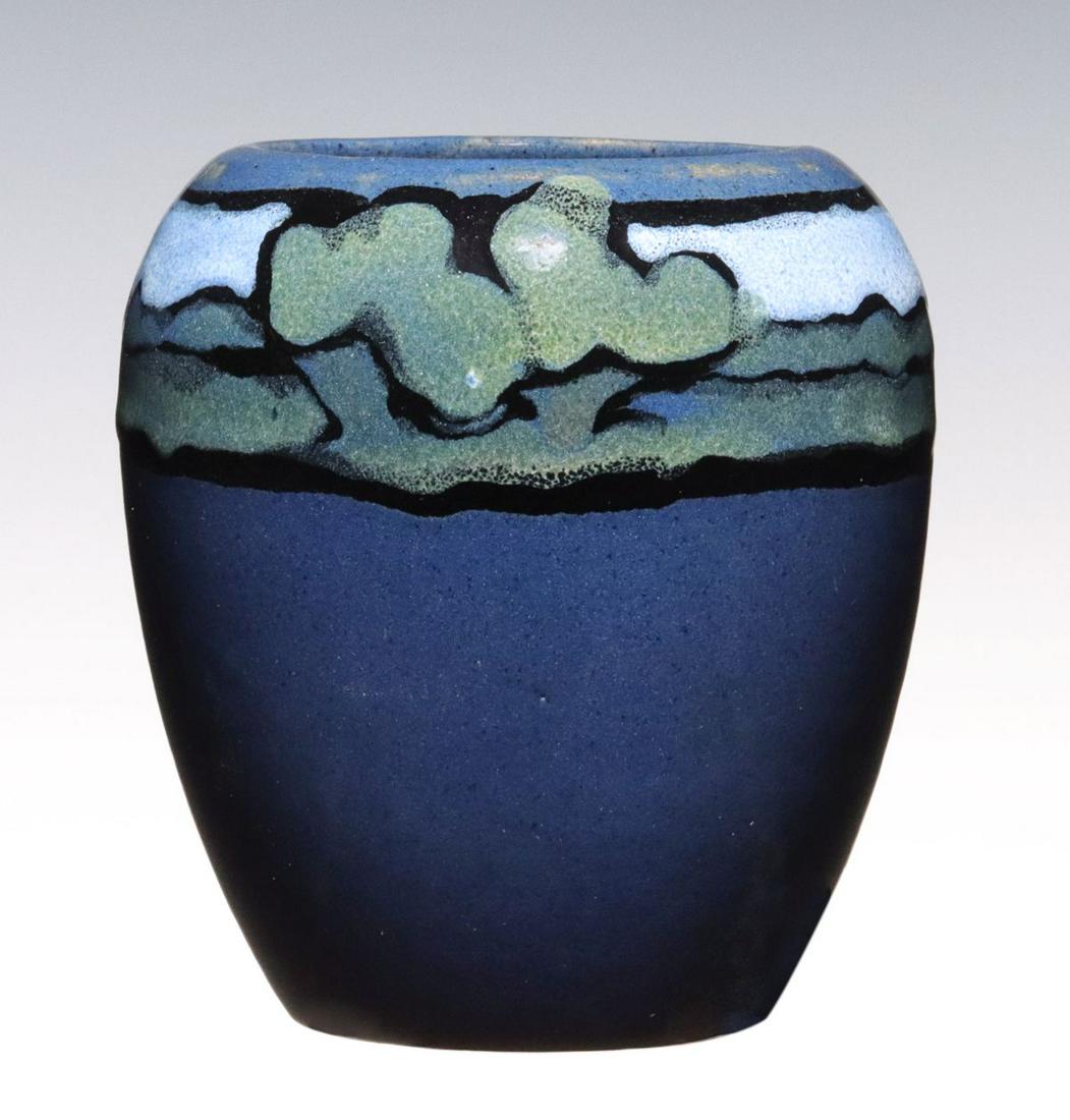 A SATURDAY EVENING GIRLS PAUL REVERE POTTERY VASE (1 of 12)