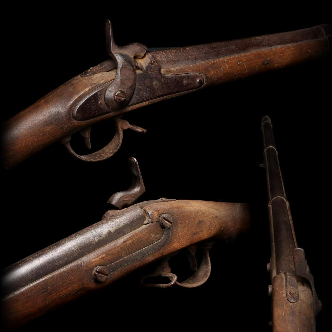 HARPER'S FERRY .69 CAL CIVIL WAR CONVERSION MUSKET: Please note that after the auction we will complete invoicing and then immediately close our offices for the remainder of the holiday season. There will be no options for making payment, arranging shi