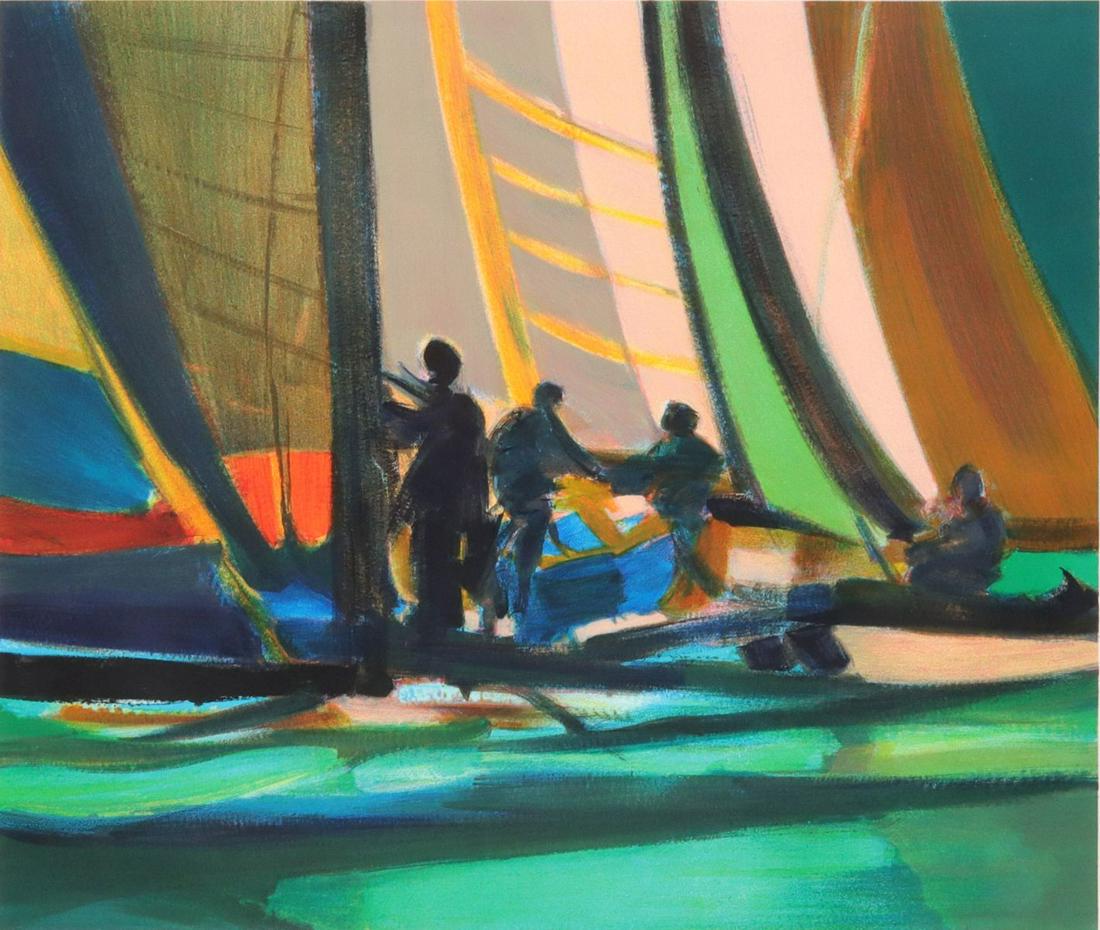 MARCEL MOULY (1918-2008) PENCIL SIGNED LITHOGRAPH: Please note that after the auction we will complete invoicing and then immediately close our offices for the remainder of the holiday season. There will be no options for making payment, arranging shi