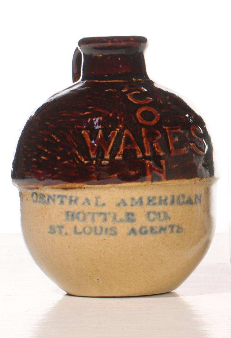 A CENTRAL AMERICAN BOTTLE CO ST. LOUIS ACORN WARE JUG (1 of 9)