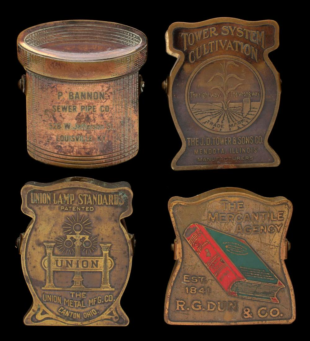 SEWER TILE & RR CROSSINGS SIGNAL ADVERTISING BILL CLIPS (1 of 12)