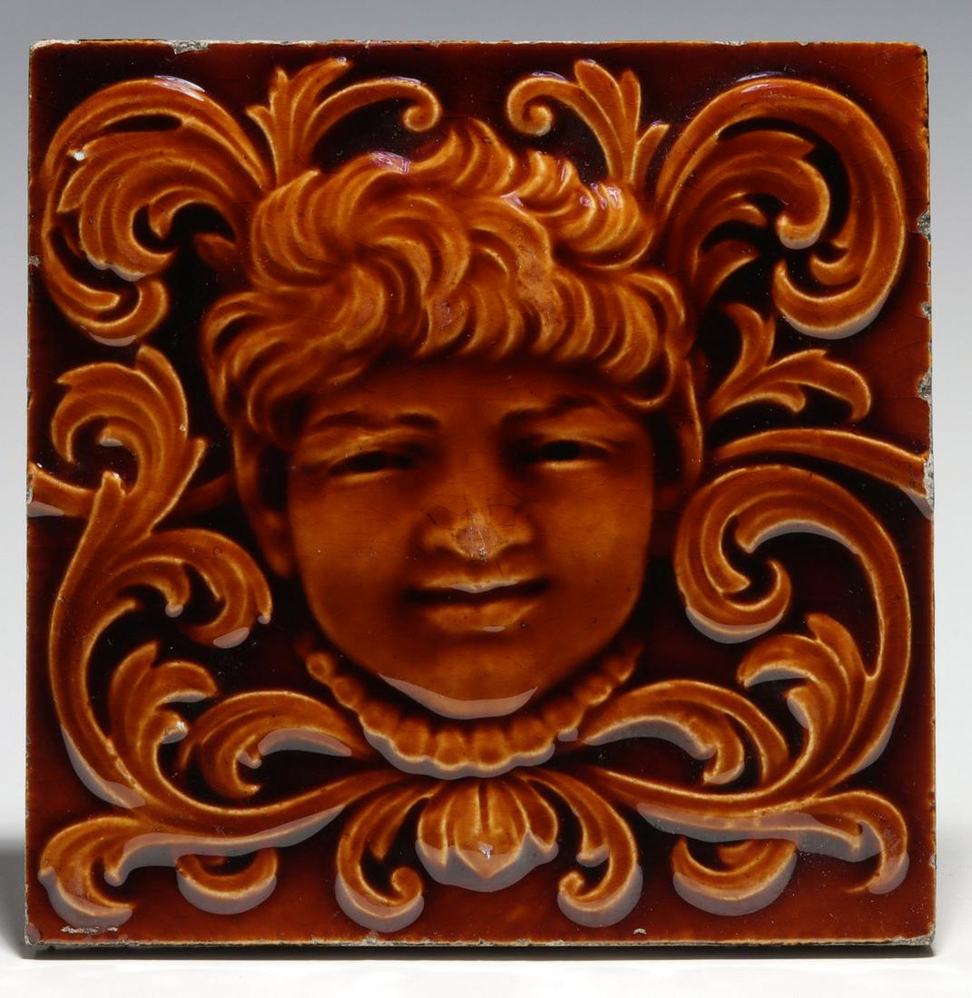 VICTORIAN HIGH GLAZE POTTERY TILE: We happily provide seamless in-house packing and shipping services on nearly everything we sell. Until further notice, we cannot offer international shipping in-house.