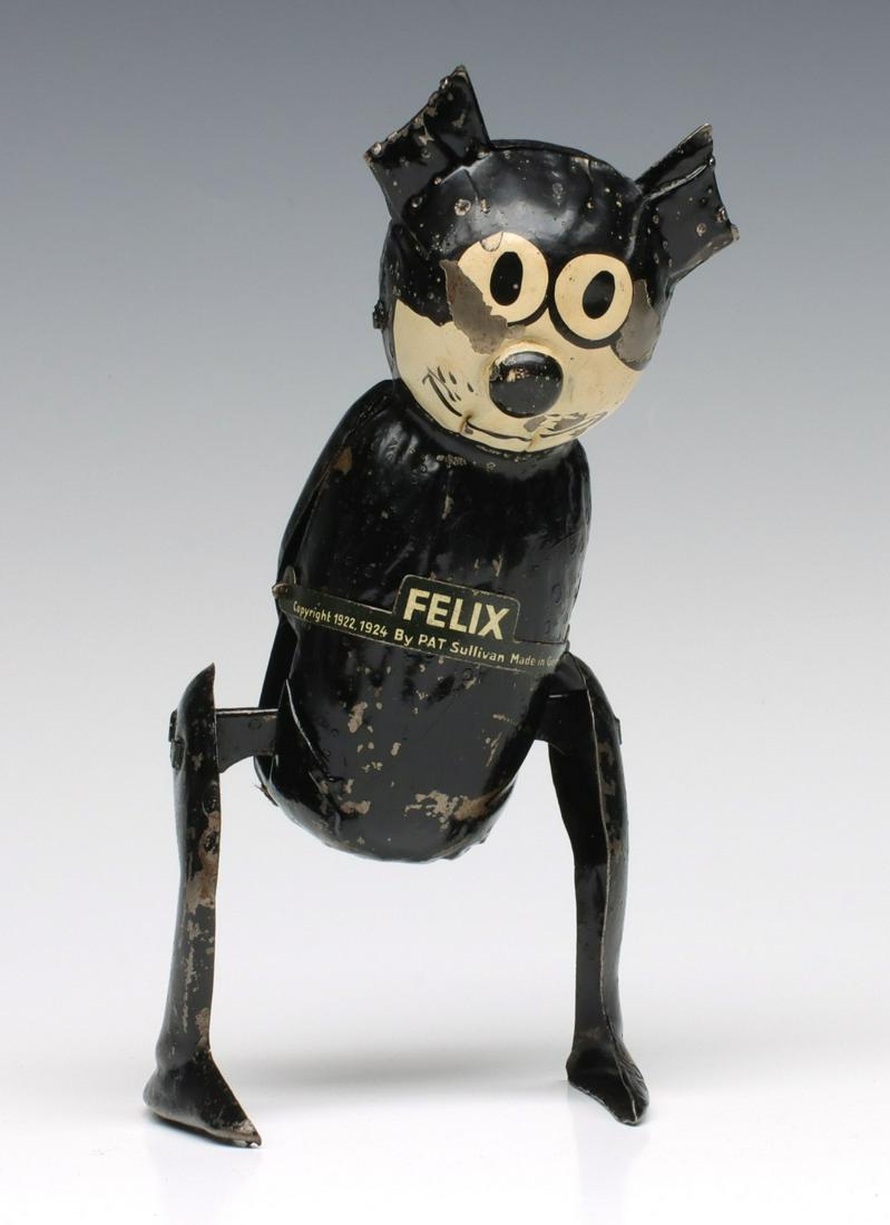 かわいい！ Up Wind Tin Cat The Felix Early An Toy 1920s Circa その他