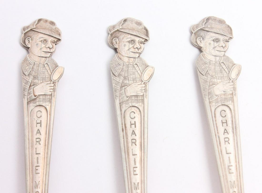 74 PCS CHARLIE McCARTHY, DIONNE, MICKEY ETC FLATWARE (1 of 13)