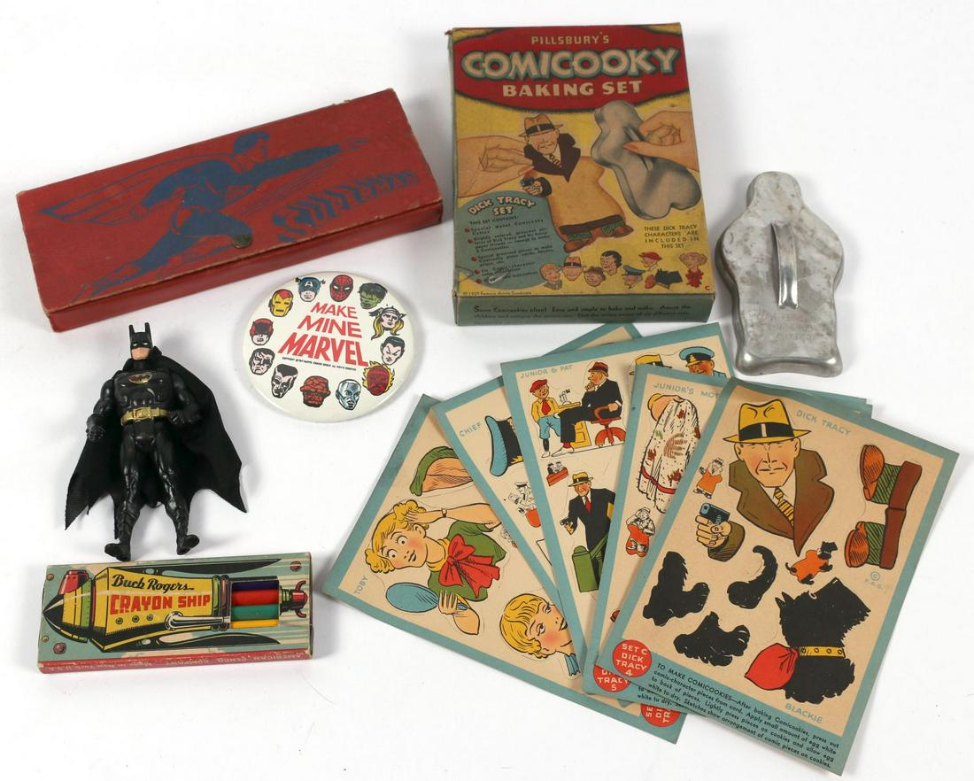 EARLY BATMAN, SUPERMAN, D. TRACY, B. ROGERS, FLASH (1 of 15)