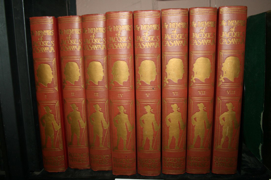8 VOL, THE MEMOIRS OF JACQUES CASANOVA, 1938: 8 VOL, THE MEMOIRS OF JACQUES CASANOVA, 1938