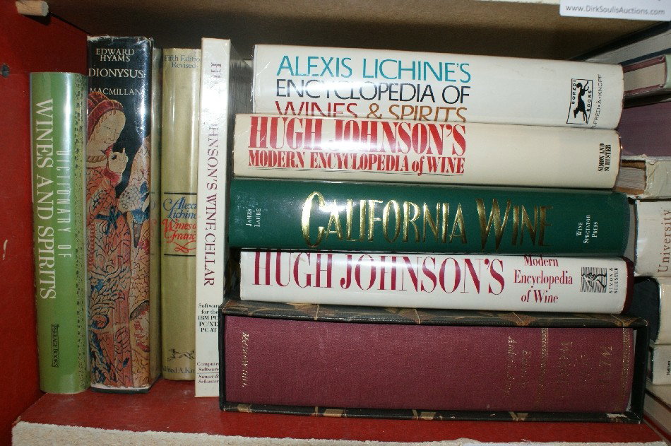 LOT OF 17 BOOKS ON WINE AND SPIRITS: LOT OF 17 BOOKS ON WINE AND SPIRITS