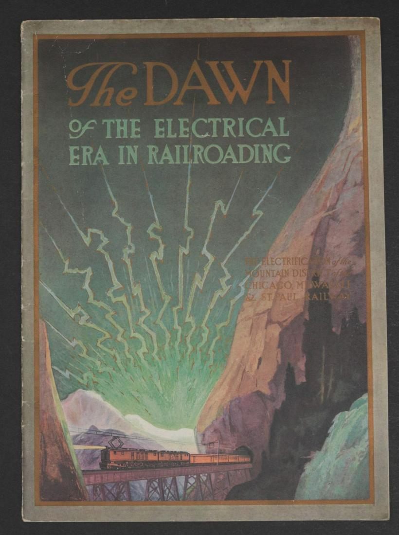 TEN PIECES MILWAUKEE ROAD ELECTRIFICATION EPHEMERA: Most single lots can ship via USPS priority mail for $23.00 plus insurance. Multiple lots can and will be combined which will raise the price. Example of 4 standard lots going to California is $19.09 