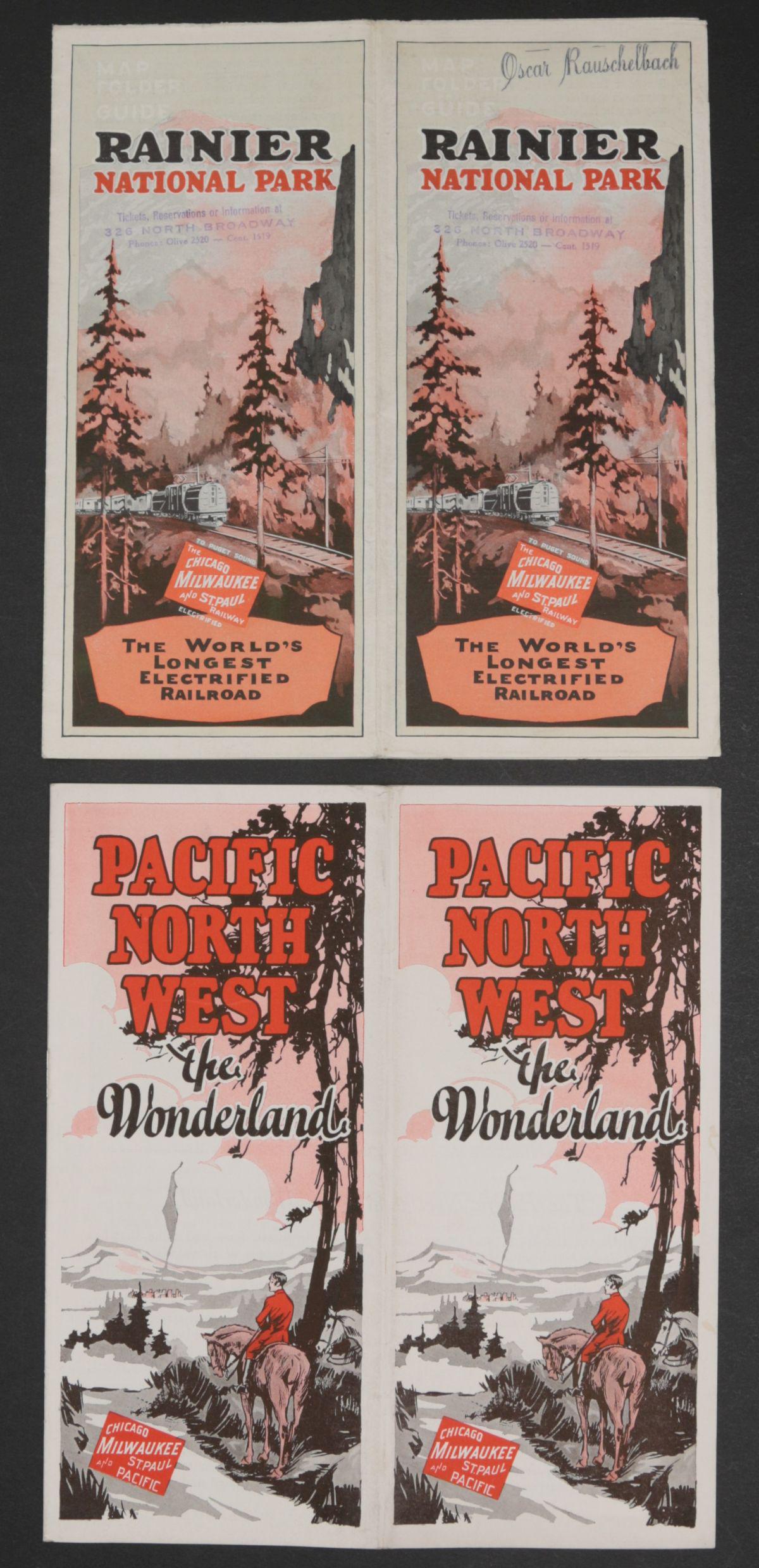 TEN PIECES MILWAUKEE ROAD RR EPHEMERA (1 of 18)