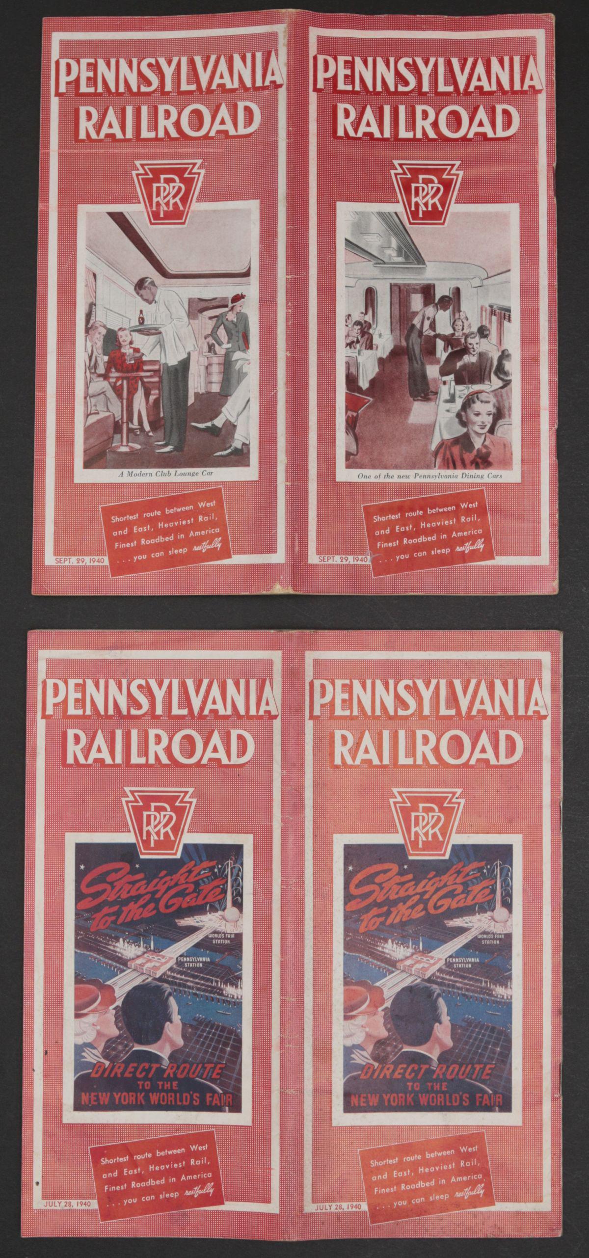 THIRTEEN PIECES PENNSYLVANIA RR EPHEMERA (1 of 10)