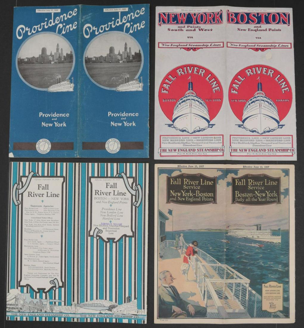 15 PCS FALL RIVER LINE STEAMSHIP TRAVEL EPHEMERA (1 of 8)