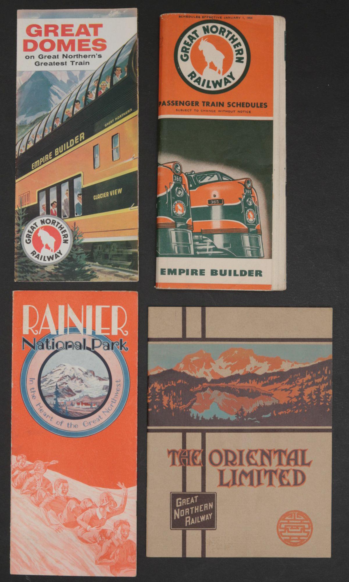 30 PIECES GREAT NORTHERN & CANADIAN PACIFIC RR EPHEMERA (1 of 20)