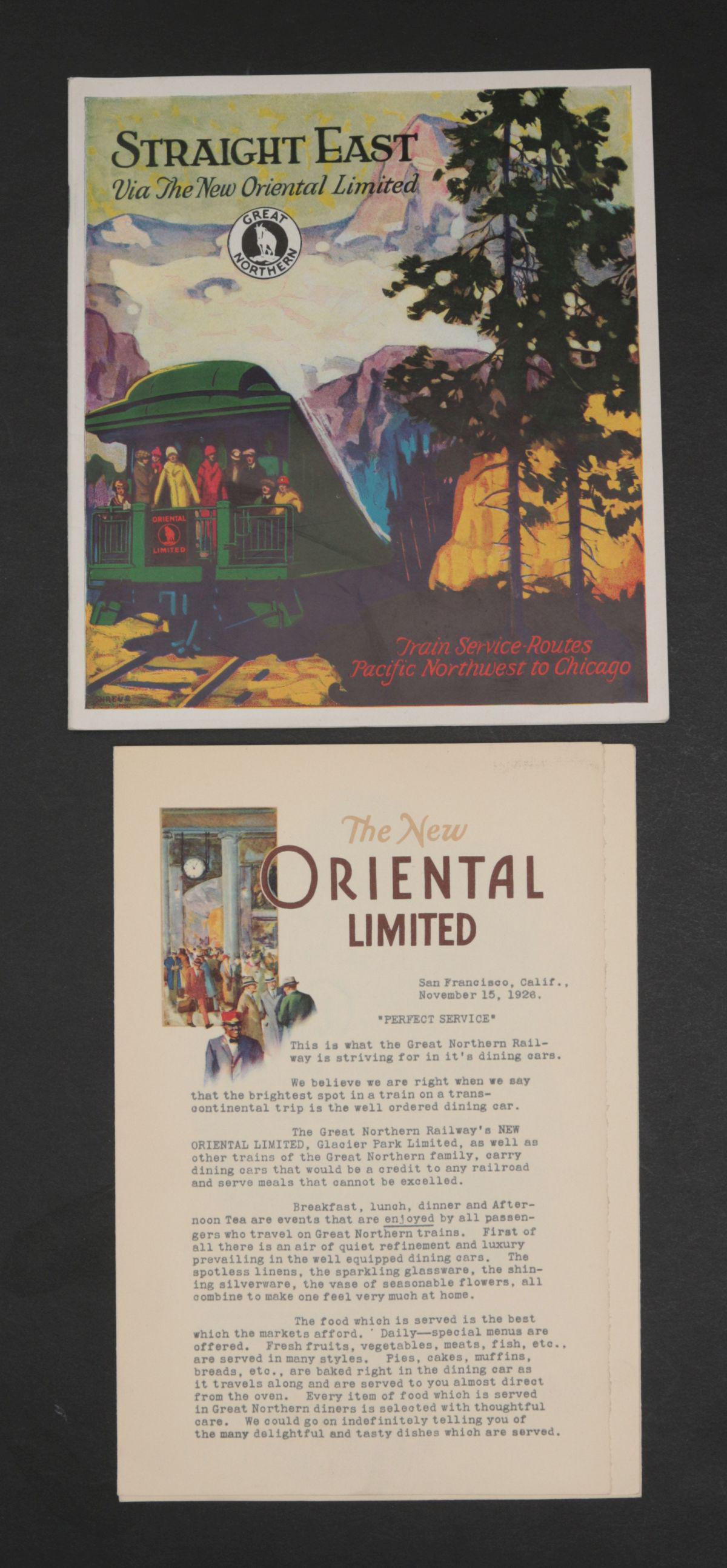 20 PIECES OF GREAT NORTHERN RAILWAY EPHEMERA (1 of 16)