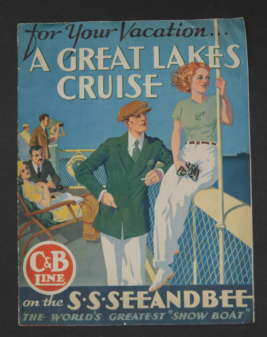 TEENS ERA C&B LINE STEAMSHIP TRAVEL EPHEMERA (16) (1 of 17)
