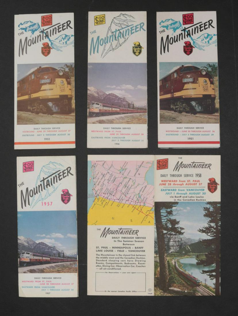 11 CANADIAN PACIFIC & SOO LINE MENUS AND EPHEMERA (1 of 8)