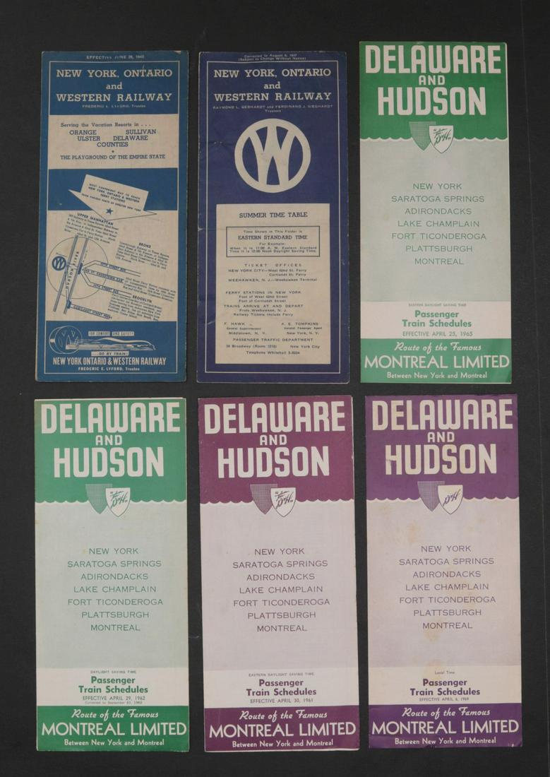DELAWARE AND HUDSON MONTREAL LIMITED EPHEMERA: Most single lots can ship via USPS priority mail for $23.00 plus insurance. Multiple lots can and will be combined which will raise the price. Example of 4 standard lots going to California is $19.09 
