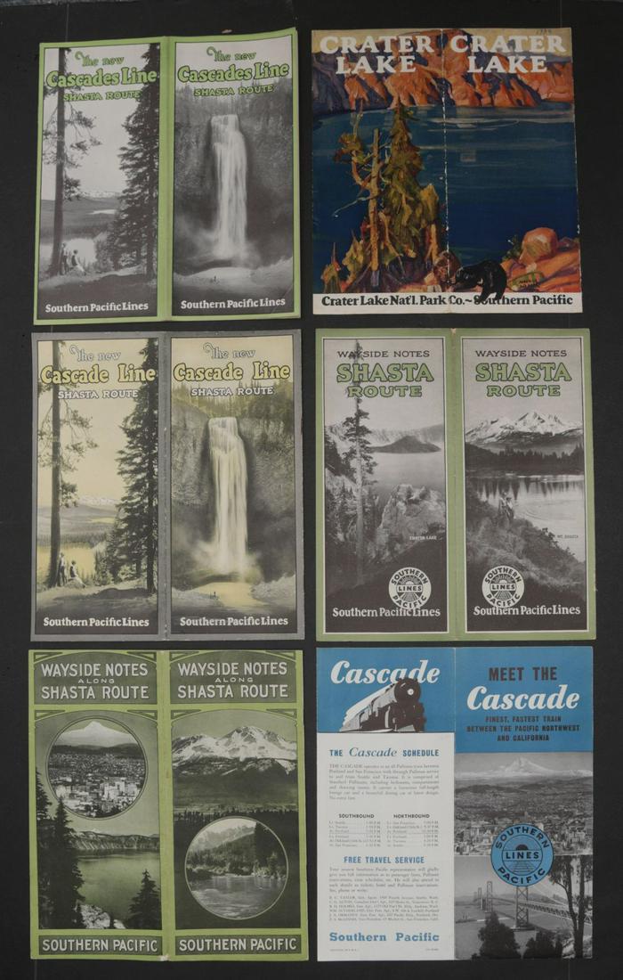 48 PIECES OF SOUTHERN PACIFIC RAILROAD EPHEMERA (1 of 13)