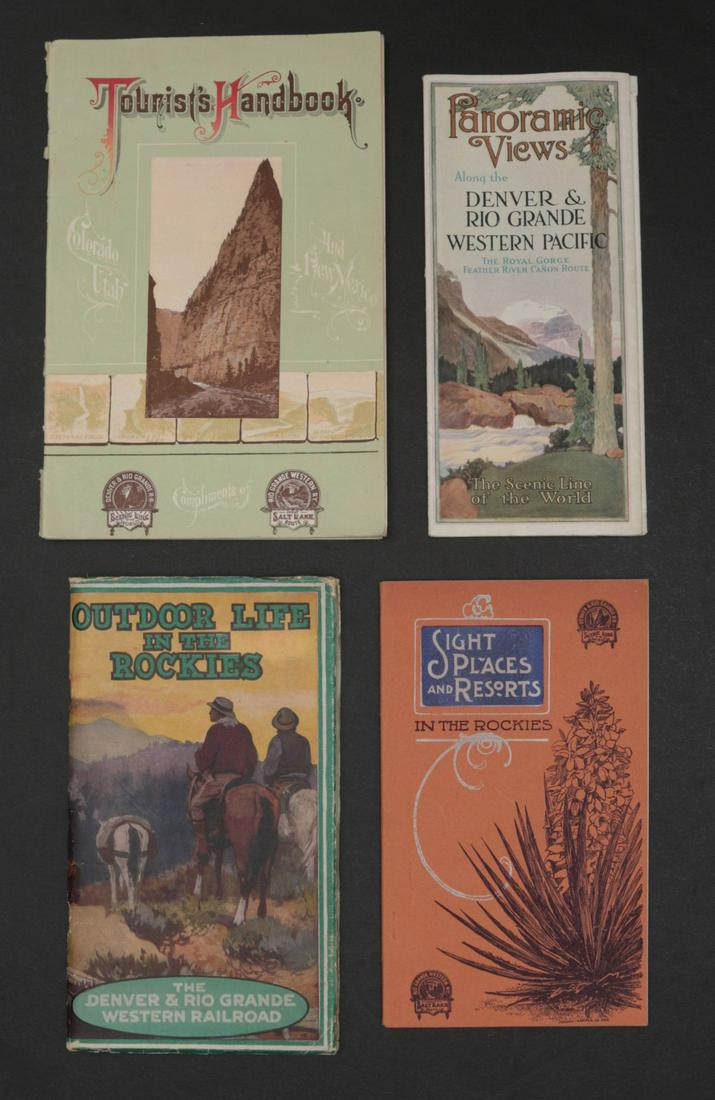 30 PIECES OF DENVER & RIO GRANDE WESTERN RR EPHEMERA (1 of 12)
