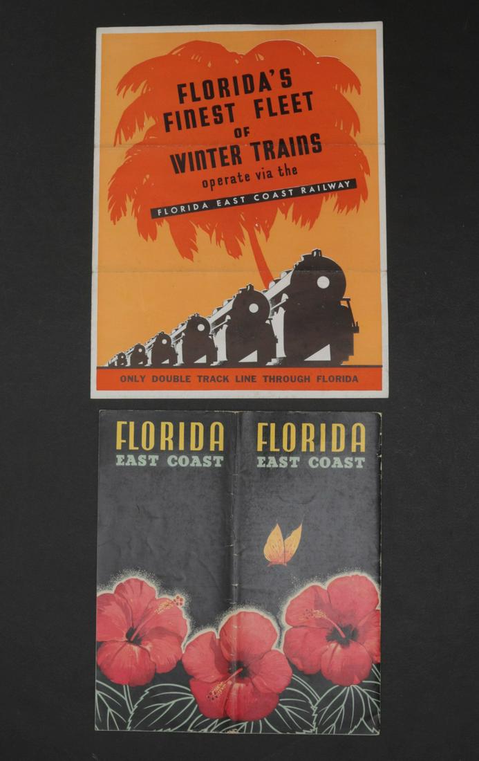 SIX PIECES OF FLORIDA EAST COAST RAILWAY EPHEMERA (1 of 6)