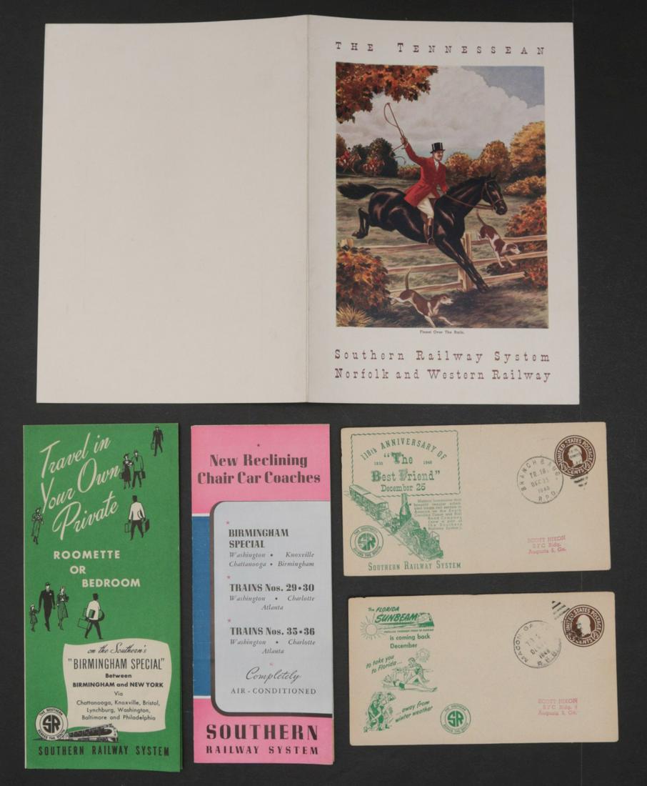 26 PIECES OF SOUTHERN RAILWAY SYSTEM EPHEMERA (1 of 6)