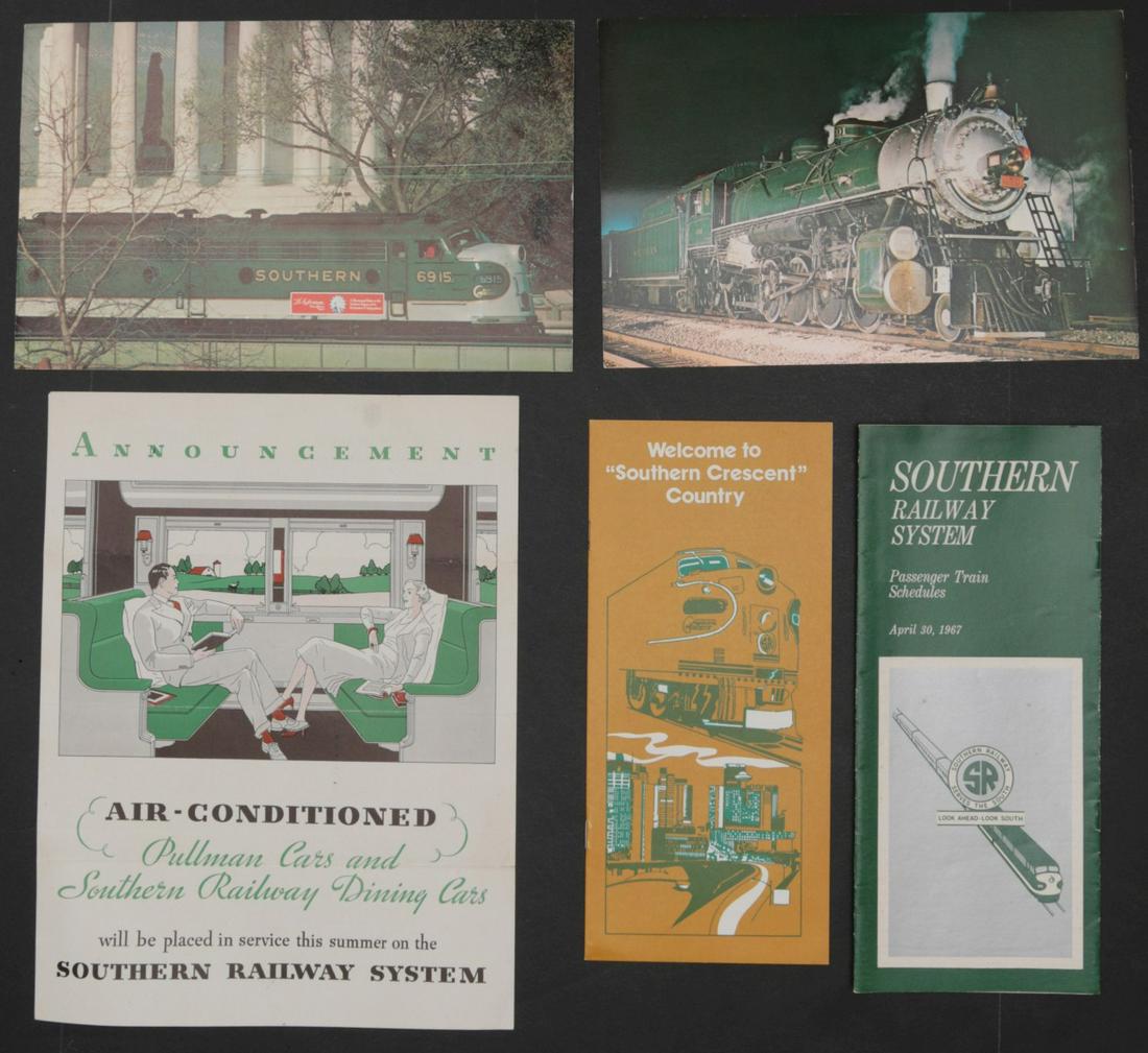 17 PIECES OF SOUTHERN RAILWAY SYSTEM EPHEMERA (1 of 8)