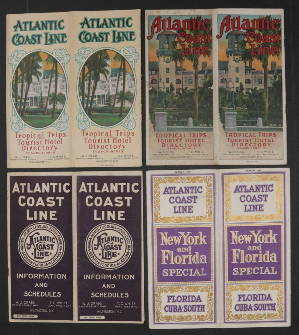 14 PIECES OF ATLANTIC COAST LINE RR EPHEMERA (1 of 8)