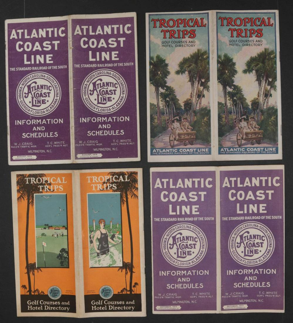 12 PIECES OF ATLANTIC COAST LINE RR EPHEMERA (1 of 6)