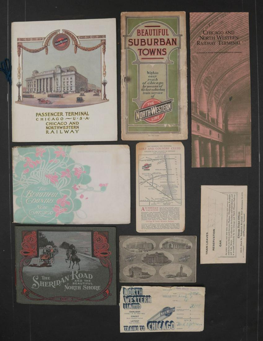 46 PIECES CHICAGO NORTHWESTERN BACK TO 1910 (1 of 14)