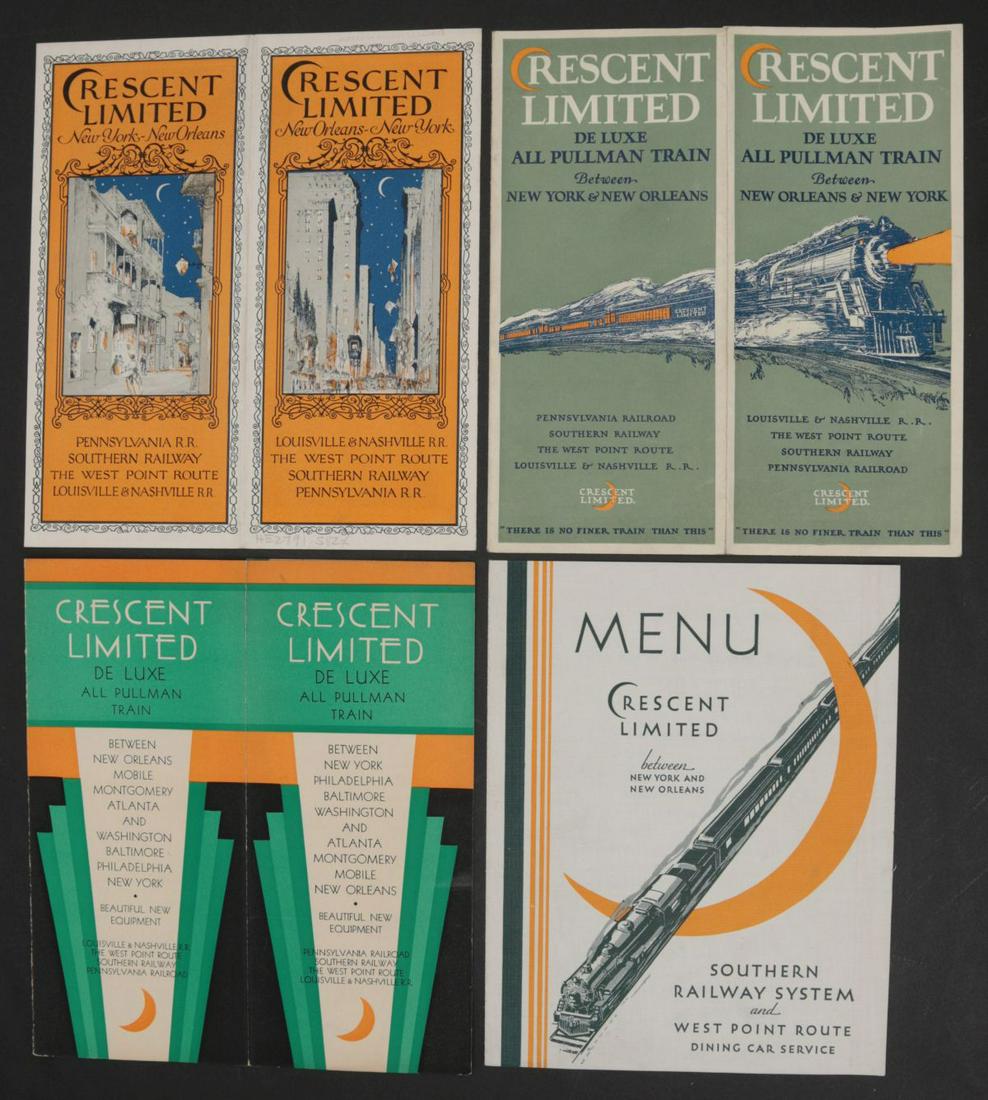 COLLECTION OF SOUTHERN RAILWAY SYSTEM RR EPHEMERA (1 of 17)