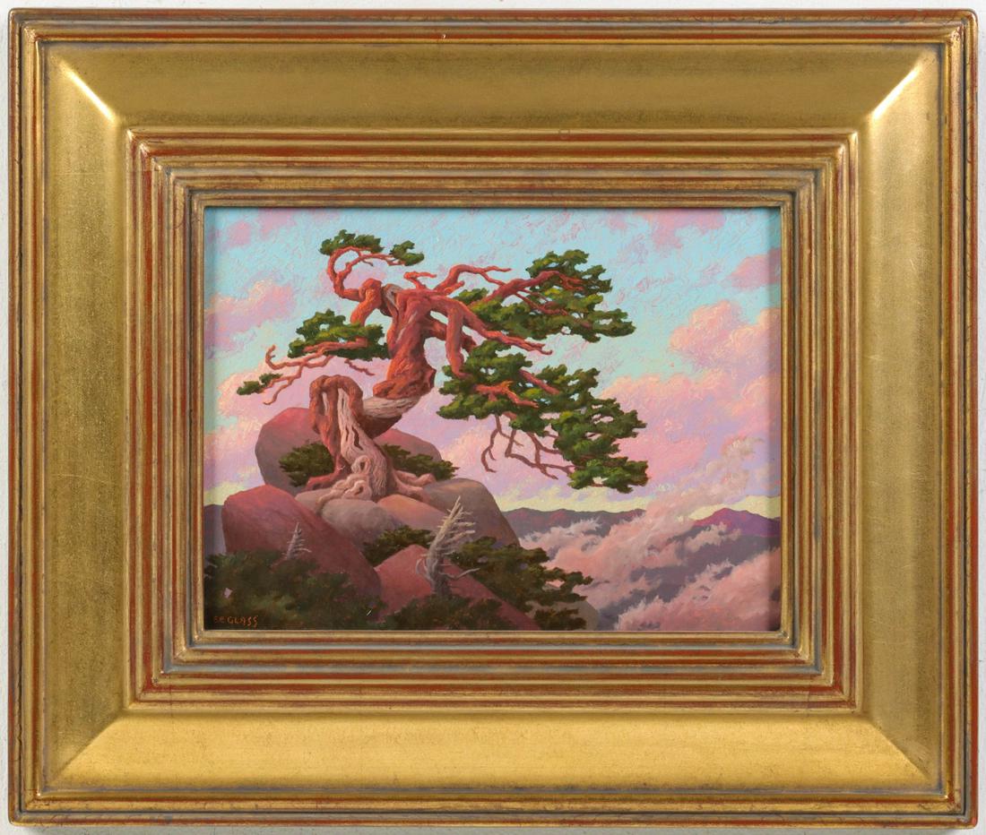 EMERSON EVERETT GLASS (1916-1987) OIL ON BOARD (1 of 10)