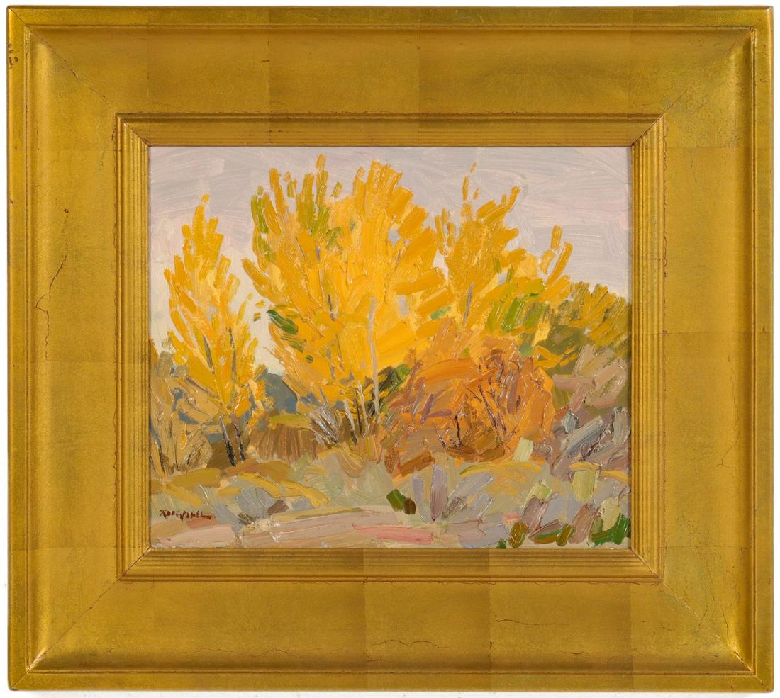 ROD GOEBEL (1946-1993) OIL ON ARTIST'S BOARD (1 of 10)