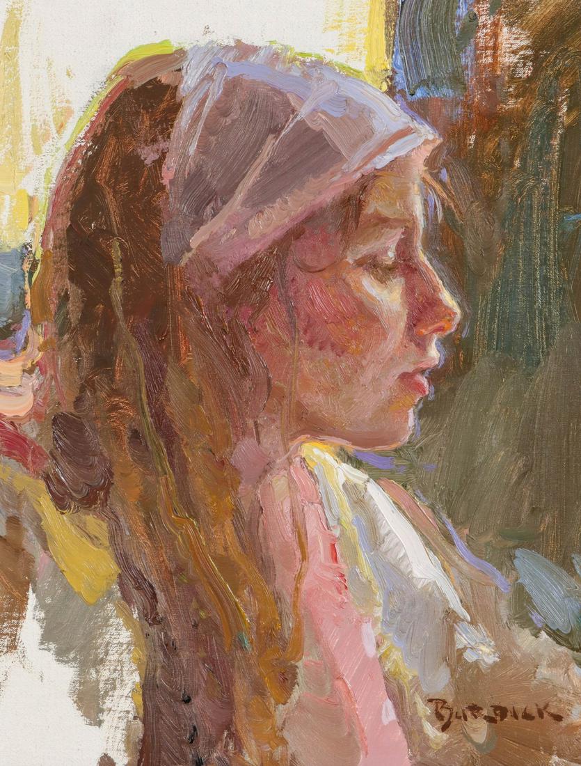 SCOTT BURDICK (B. 1967) OIL ON MASONITE (1 of 13)