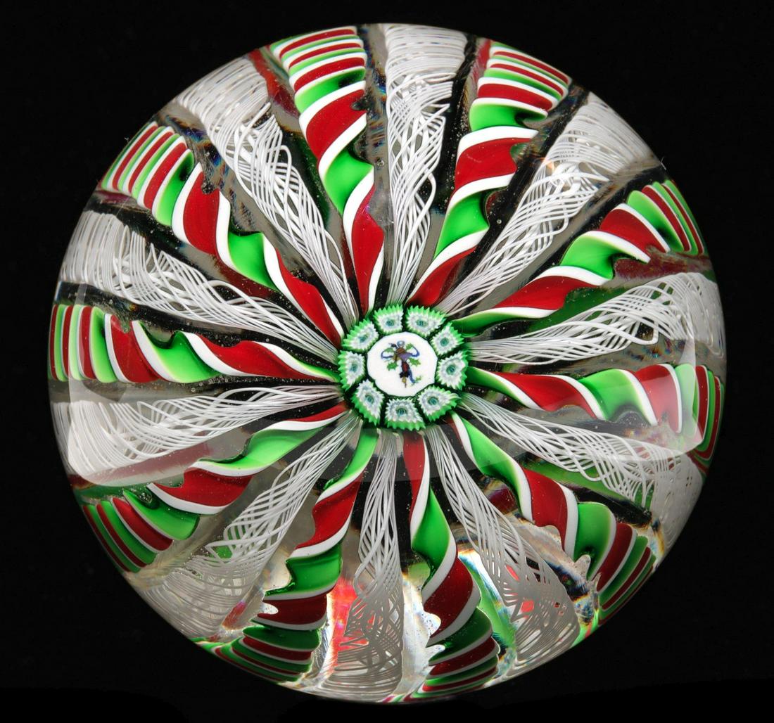 PERTHSHIRE 1985 CHRISTMAS CROWN IN RED, WHITE & GREEN (1 of 12)